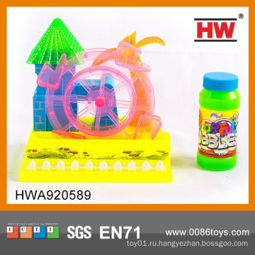 Интересные B / O мультфильм Blowing Bubble Machine Toys